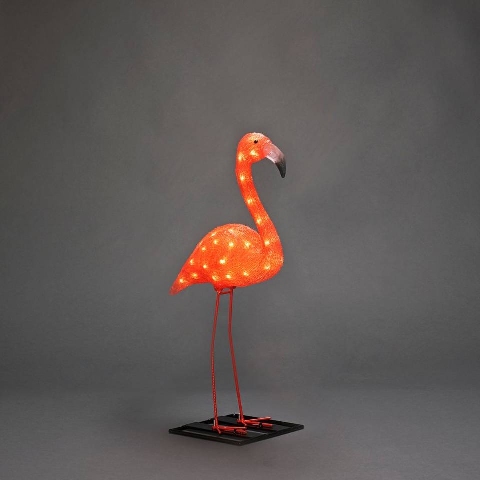Konstsmide Flamingo LED höjd 70 cm, orange från Konstsmide, bild 5