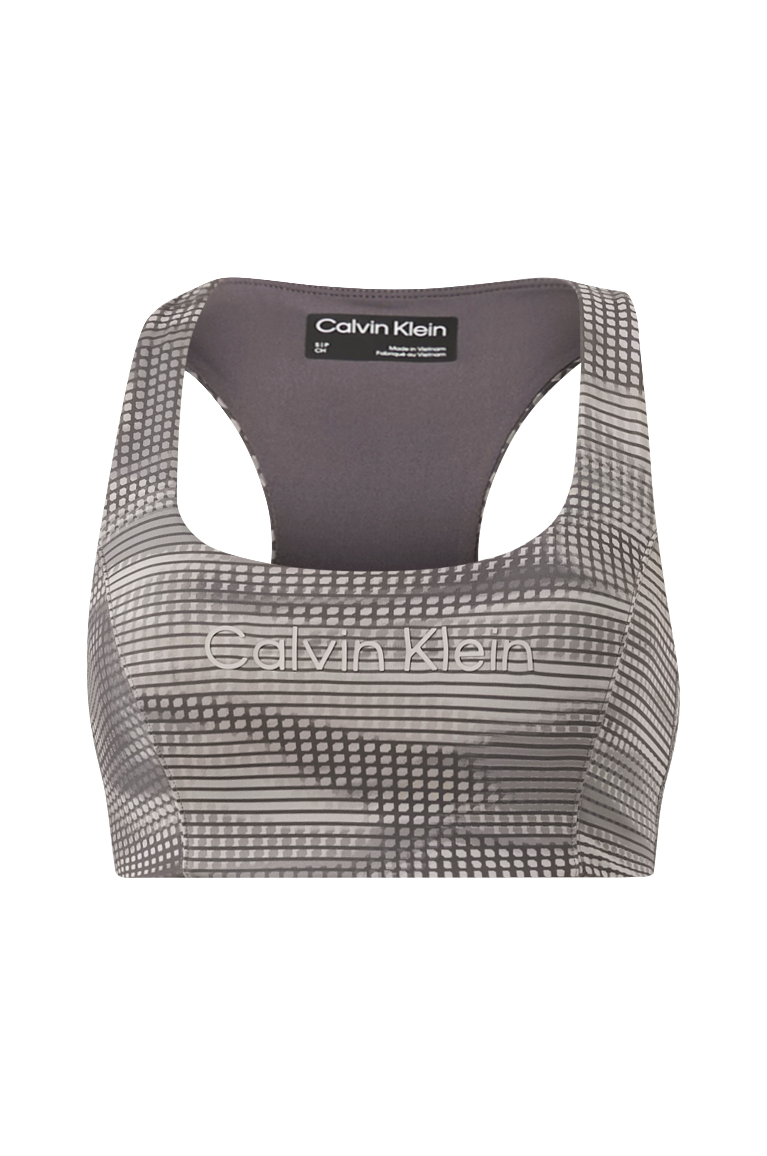 Calvin Klein Performance MEDIUM SUPPORT SPORTS BRA - Sports-BH-er med  medium støtte - black/svart 