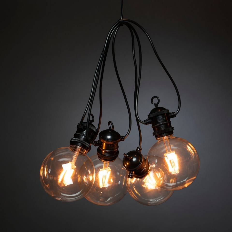 Konstsmide B/O Slinga 10 LED Solpanel, svart från Konstsmide, bild 2