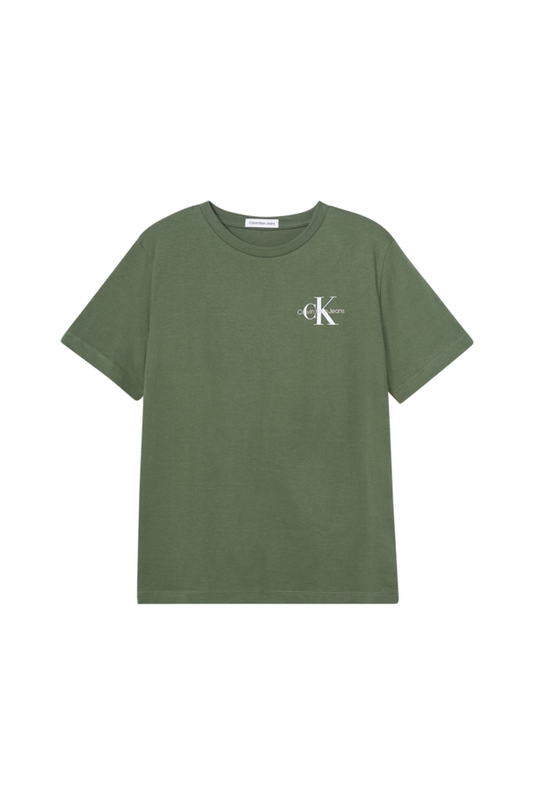 Calvin Klein - T-shirt Chest Monogram Top - Grøn - 140