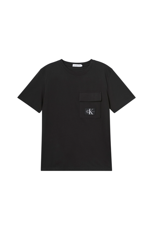 Calvin Klein - T-shirt Badge Pocket SS T-shirt - Sort - 128