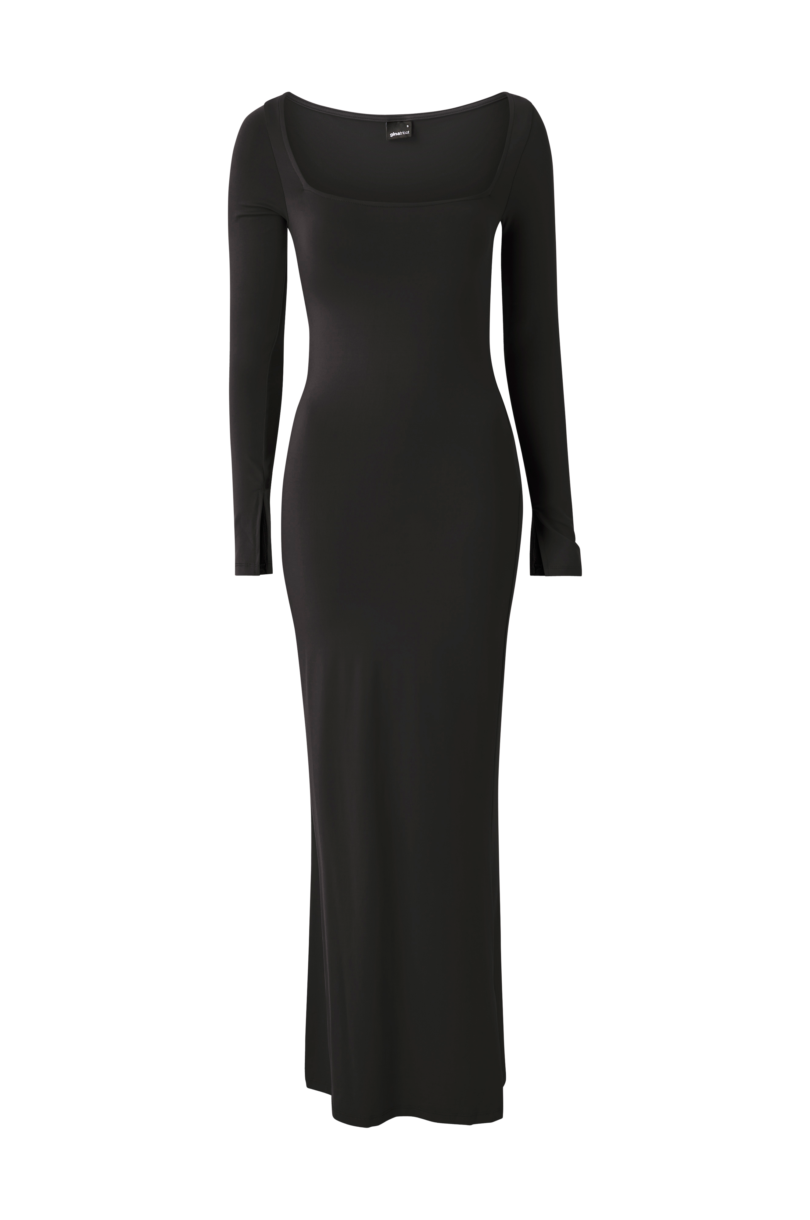 gina-tricot-maximekko-square-neck-maxi-dress-musta-maksimekot
