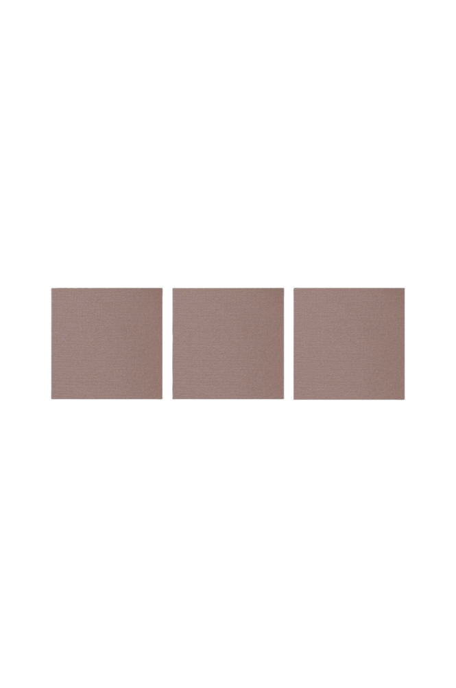 Servietter Canvas Emb. 33x33 cm 3 stk 15-pk