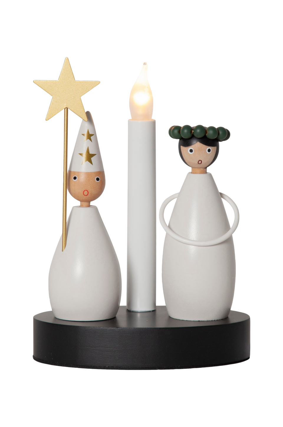Star Trading Ljusstake Christmas Joy Lucia, vit från Star Trading, bild 2