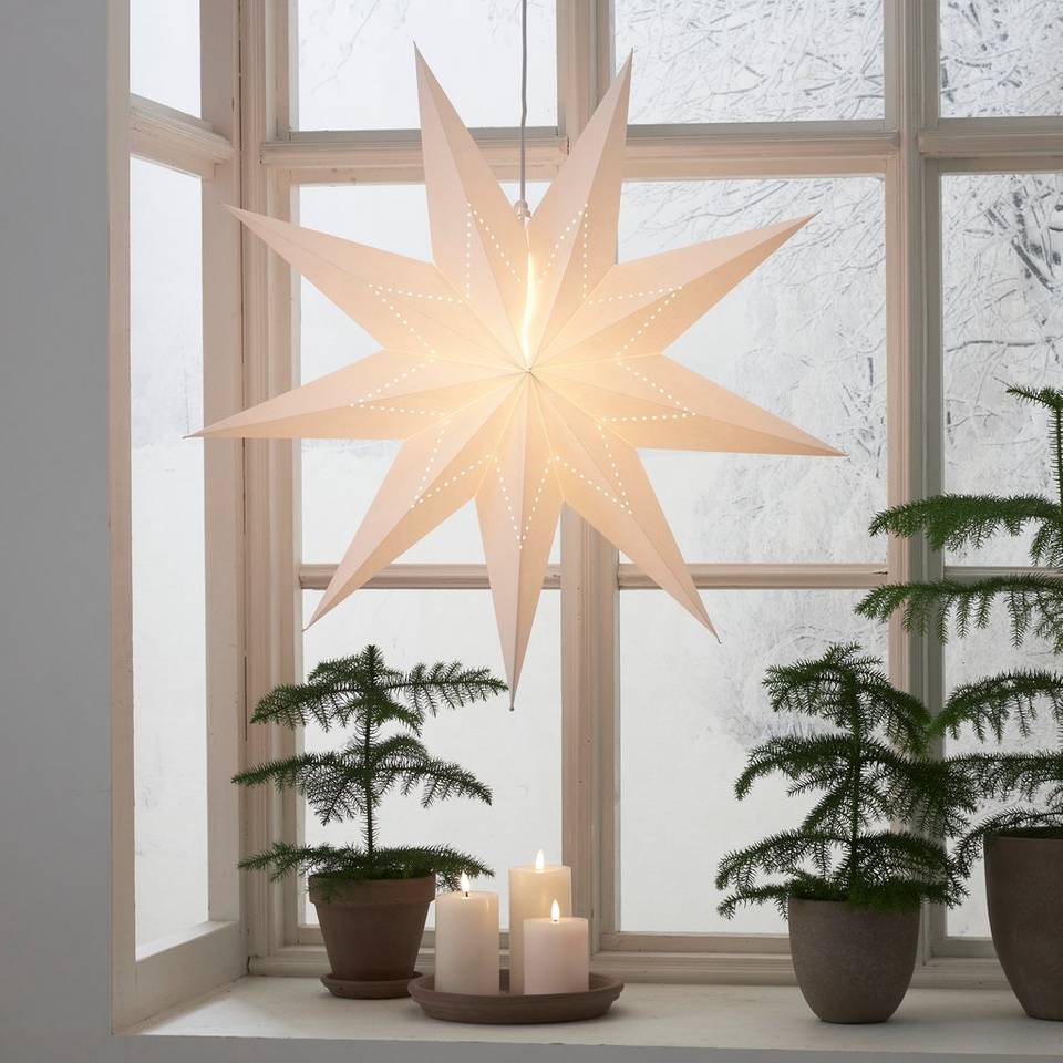Star Trading Pappersstjärna Lysa ⌀ 80 cm, vit från Star Trading, bild 2