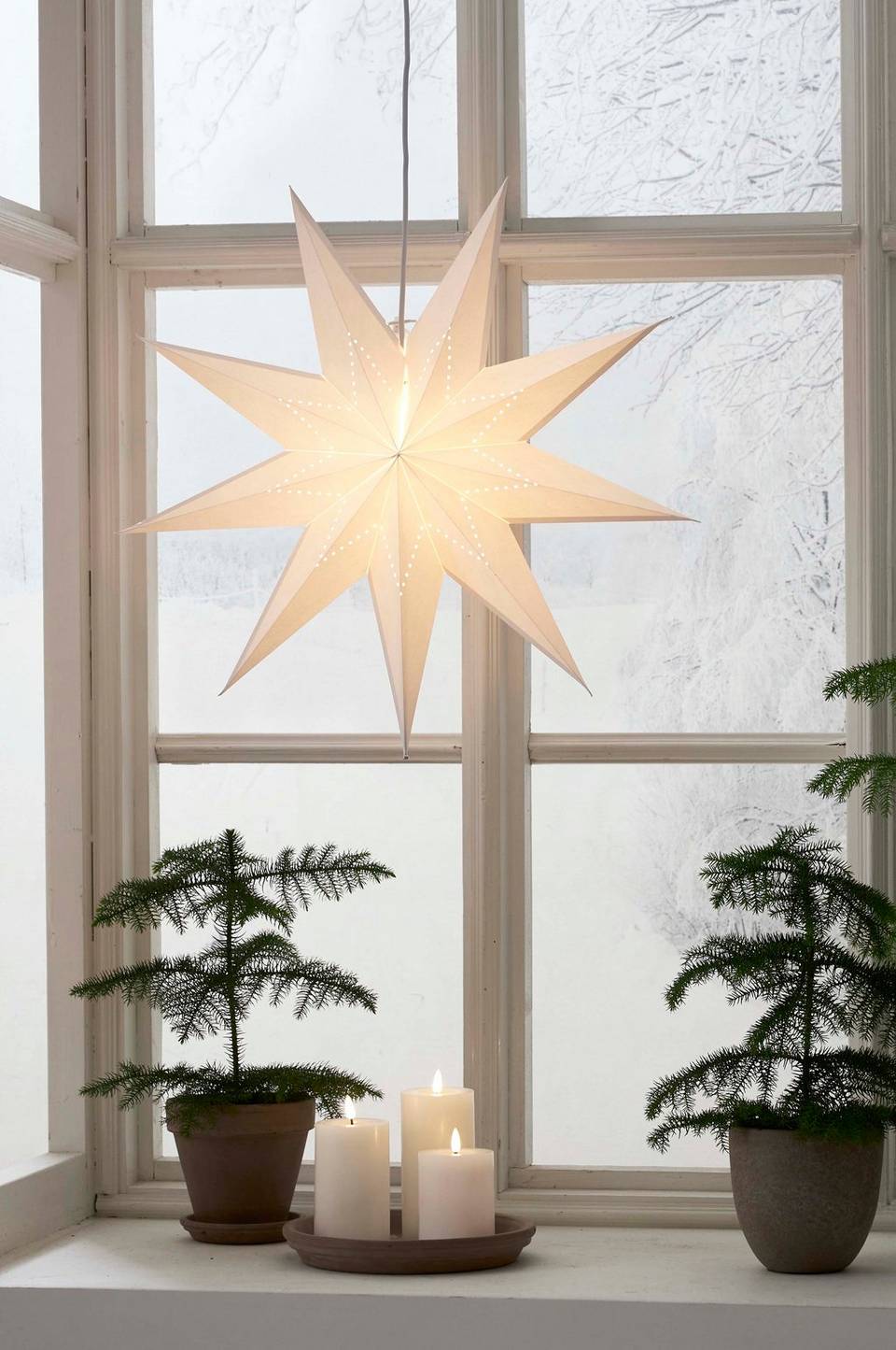 Star Trading Pappersstjärna Lysa ⌀ 60 cm, vit från Star Trading, bild 2