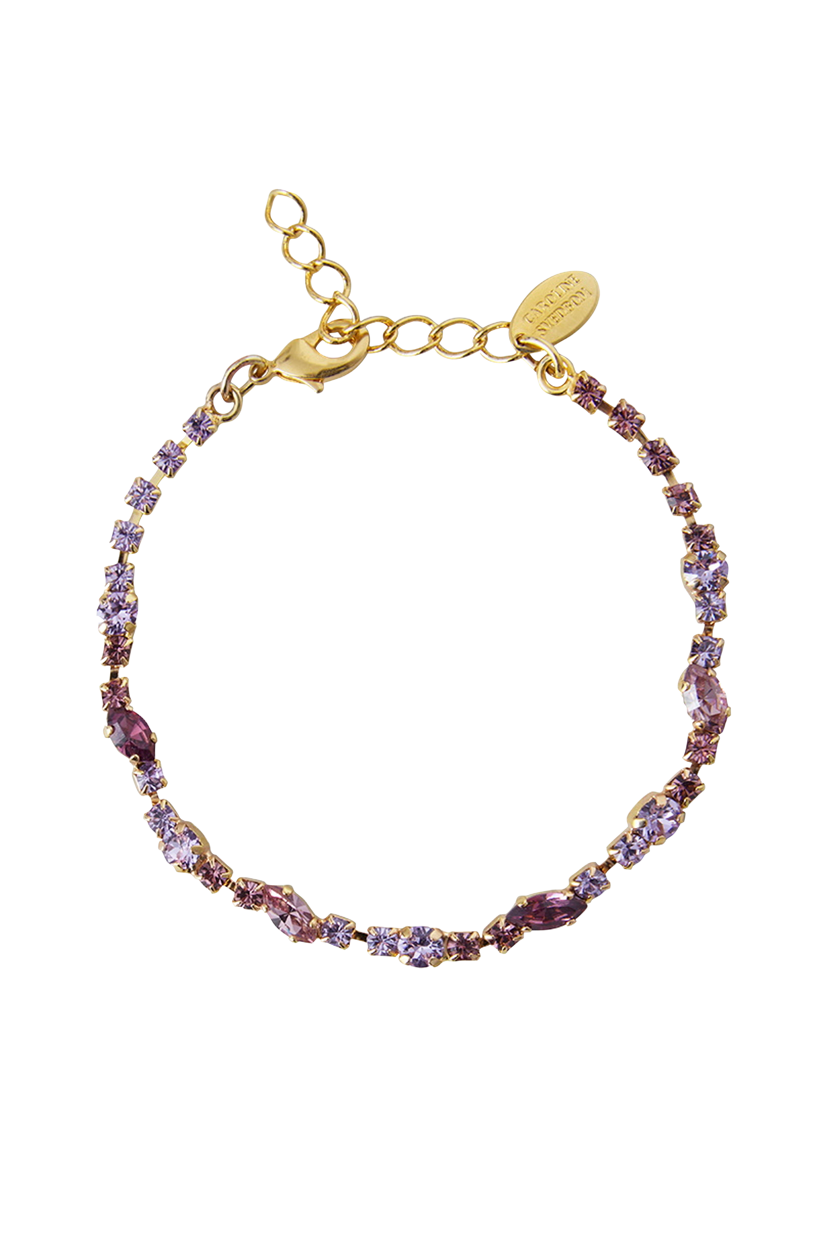Caroline Svedbom - Armband Antonia Bracelet - Lila - ONE SIZE