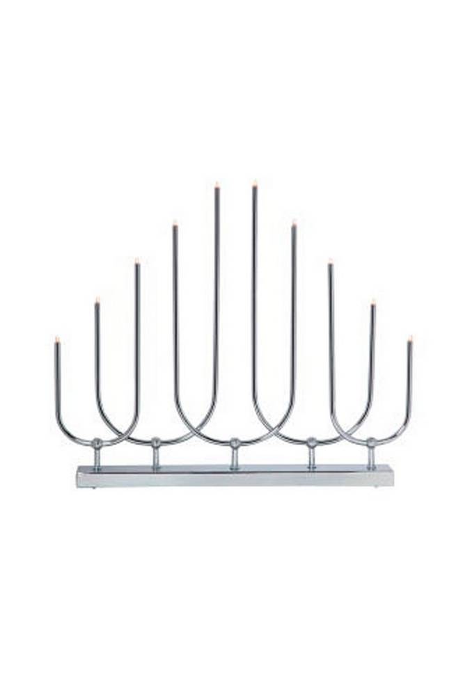 Ljusstake Novum höjd 39 cm Krom
