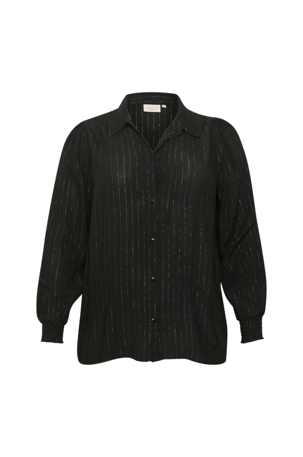 KAFFE Curve - Skjorte kcLiva Shirt - Sort - 48