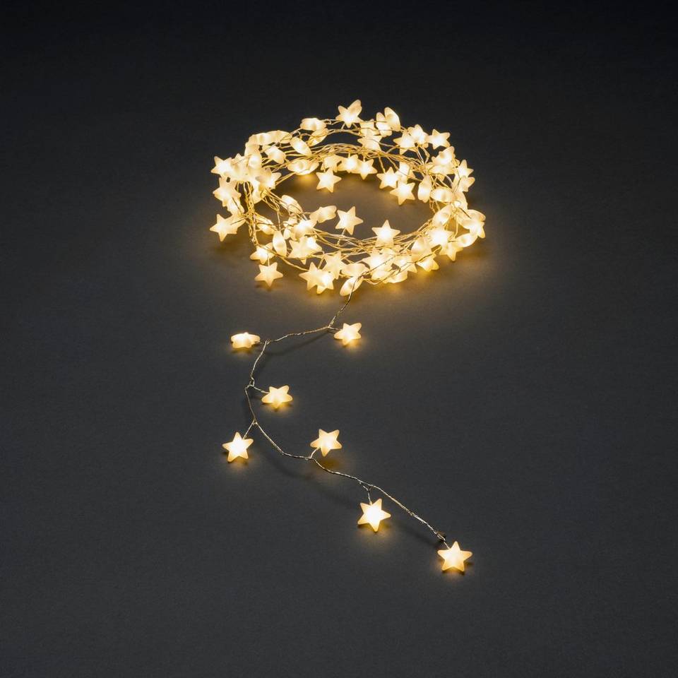 Konstsmide Slinga Stjärna 90 LED, vit från Konstsmide, bild 2