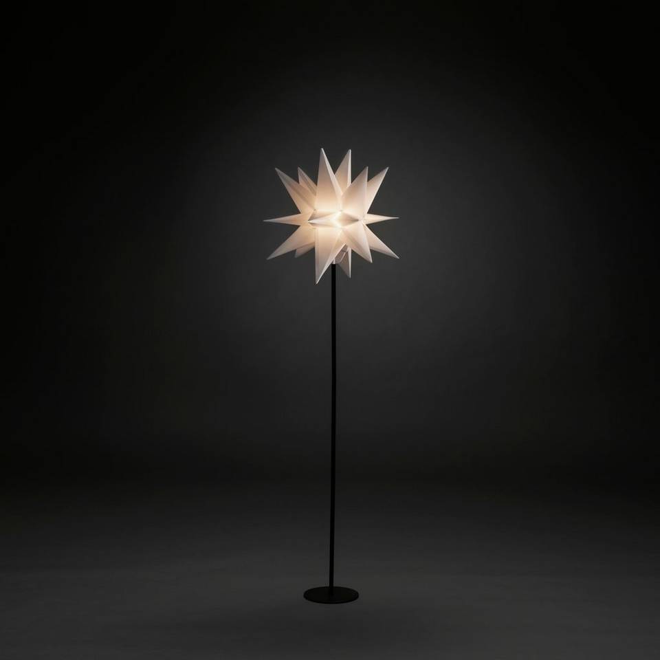 Konstsmide 3-D Plaststjärna LED höjd 120 cm, vit från Konstsmide, bild 2