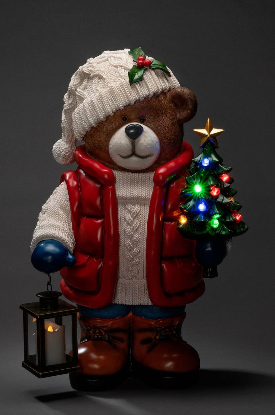 Konstsmide Stor Teddybjörn LED höjd 65,5 cm, flerfärgad från Konstsmide, bild 2