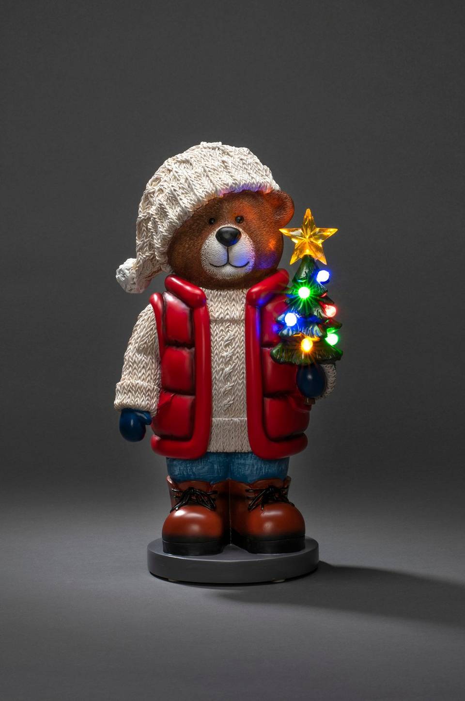 Konstsmide Liten Teddybjörn LED höjd 38,5 cm, flerfärgad från Konstsmide, bild 2