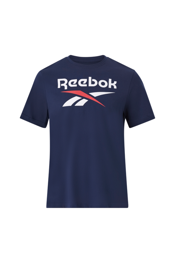 Reebok Performance - T-shirt RI Big Stacked Logo Tee - Blå - L