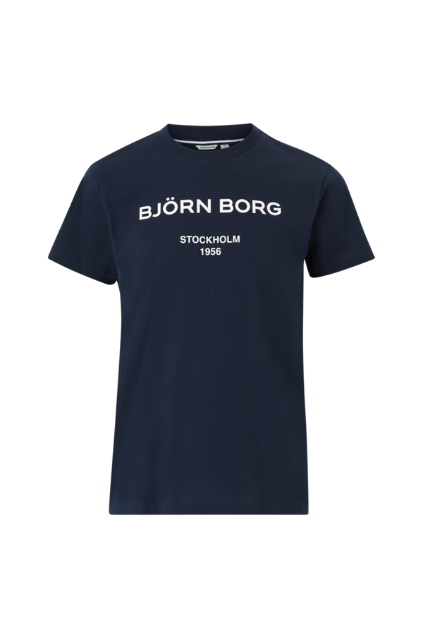 Björn Borg - T-shirt Borg Logo T-shirt - Blå - 2XL
