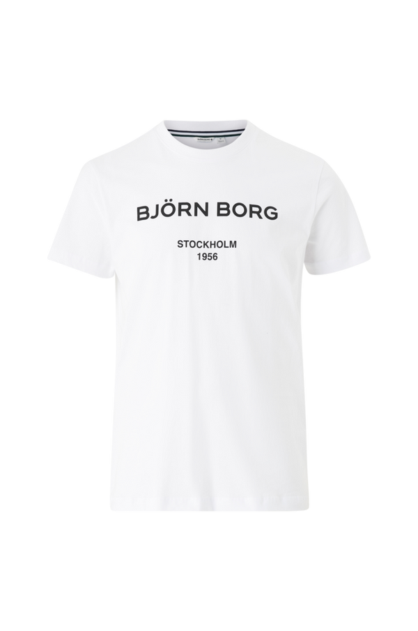 Björn Borg - T-shirt Borg Logo T-shirt - Hvid - 2XL