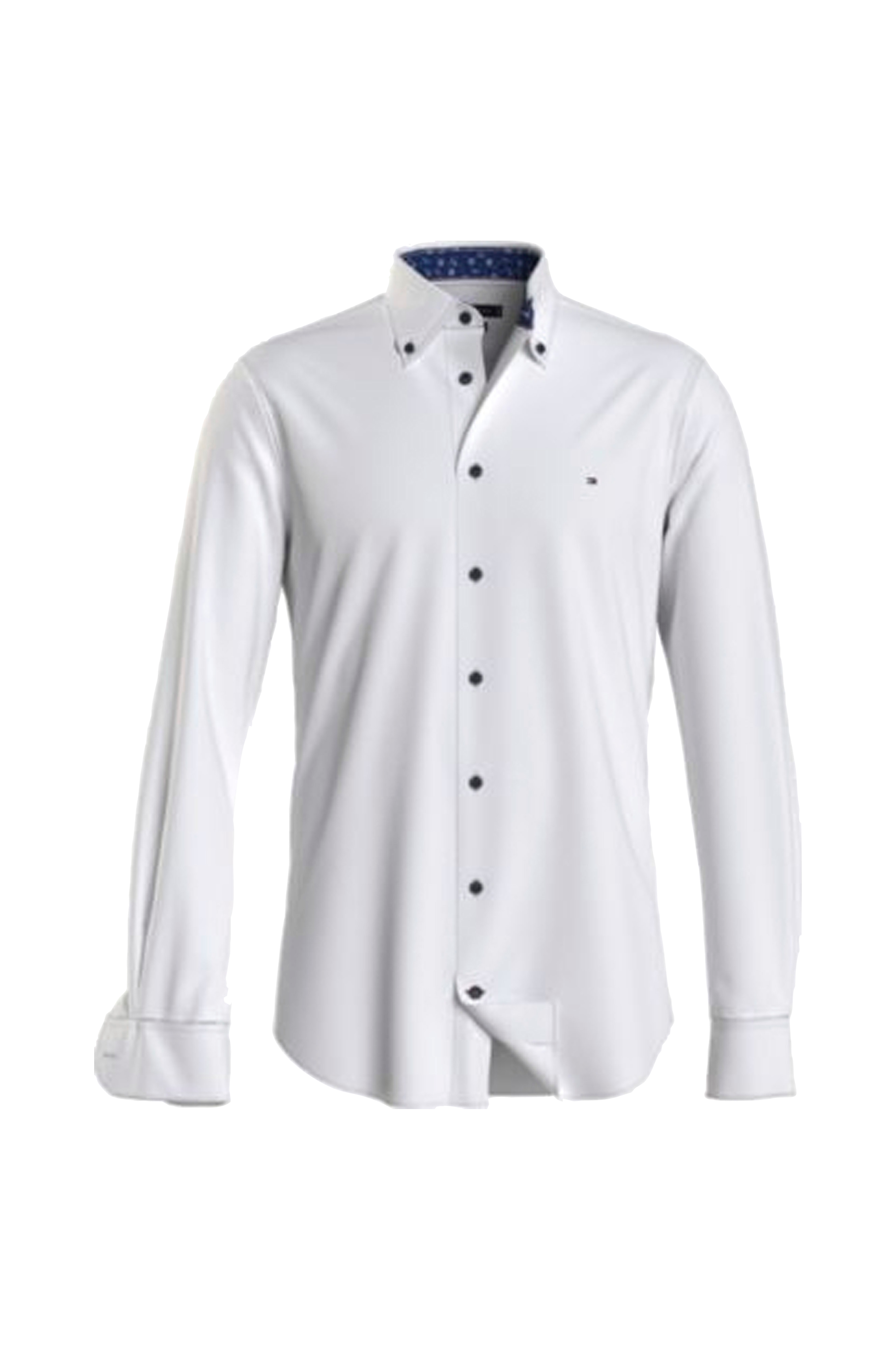 tommy-hilfiger-paita-cl-stretch-poplin-contrast-shirt-valkoinen