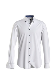 Tommy Hilfiger Paita CL Stretch Poplin Contrast Shirt Valkoinen 