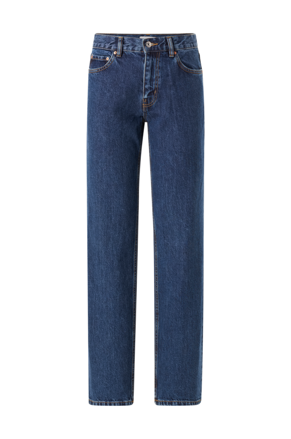 Gina Tricot - Jeans Low Straight Jeans - Blå - W46