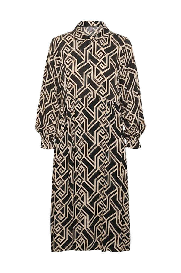 Culture - Kjole cuMalton Long Dress - Sort - 48