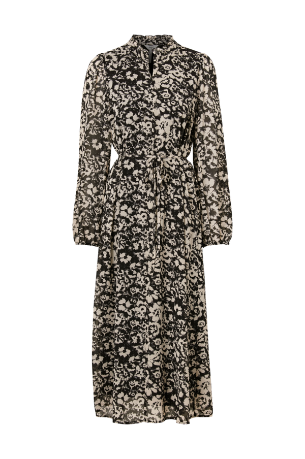 Object - Maxi kjole objJill L/S Dress PB15 - Beige - 36