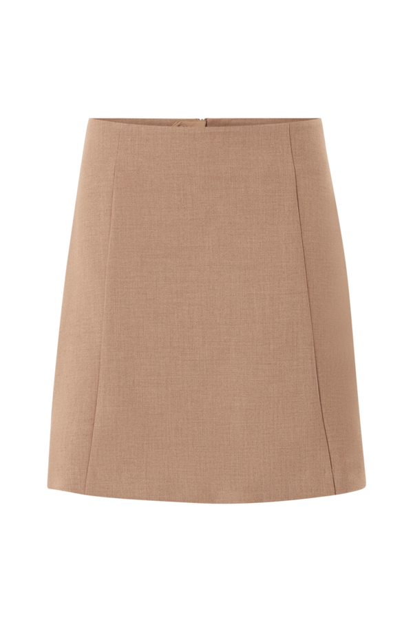 Selected FEMME - Nederdel slfRita MW Short Skirt - Brun - 36