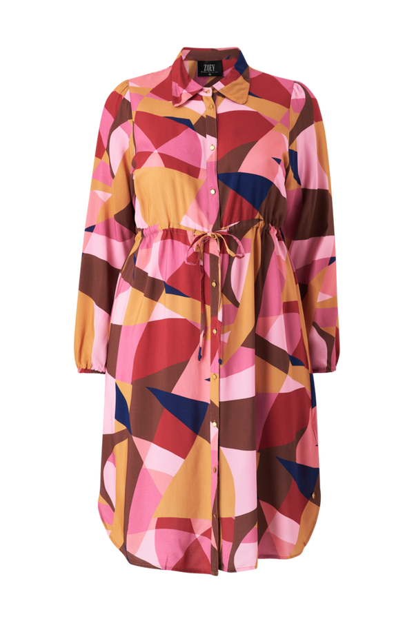 ZOEY - Skjortekjole Emerie Shirt Dress - Rosa - 42/44