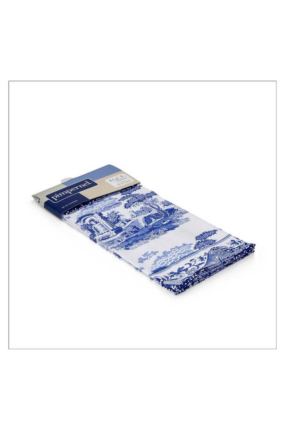 Pimpernel Servett Blue Italian 4-pack, blå från Pimpernel, bild 2