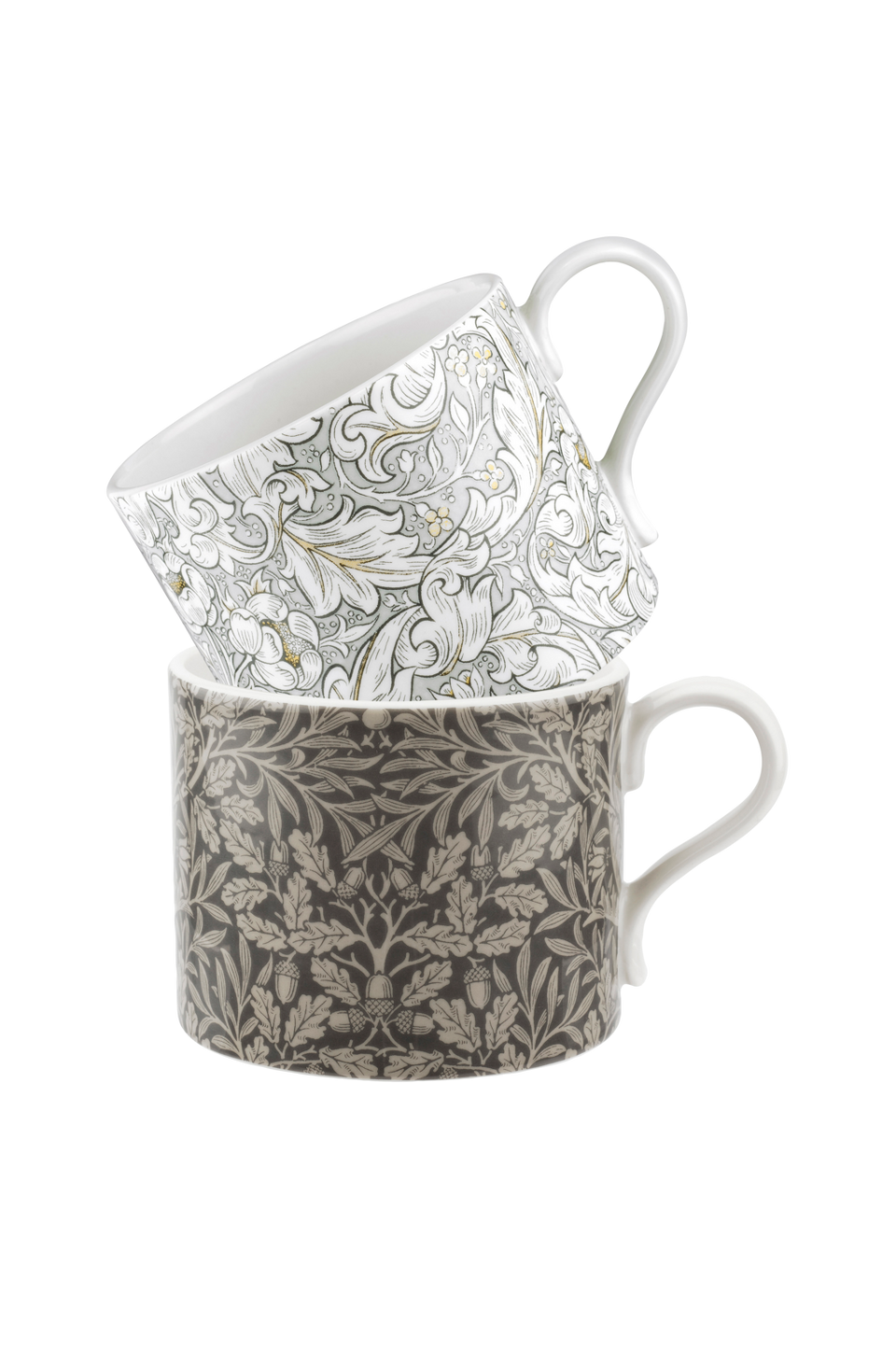 Spode Muggset Pure Morris Bachelors & Acorn 2-pack 0,34L, grå från Spode, bild 5