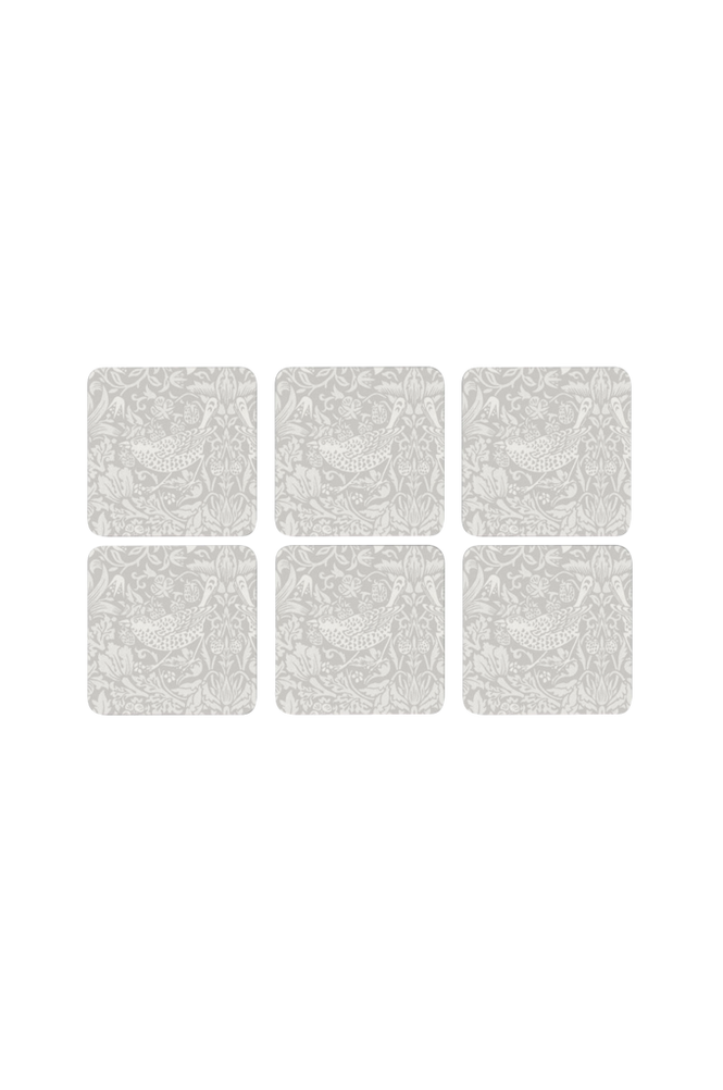 Glasunderlägg Pure Morris Strawberry Thief 6-pack