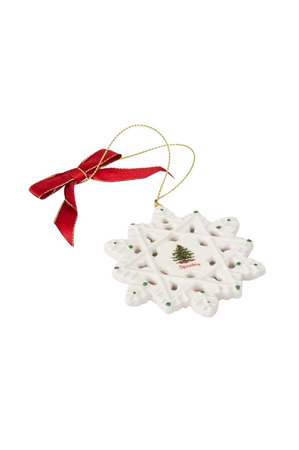Spode Juldekoration Snöflinga Christmas Tree 7.5 cm, vit från Spode, bild 2