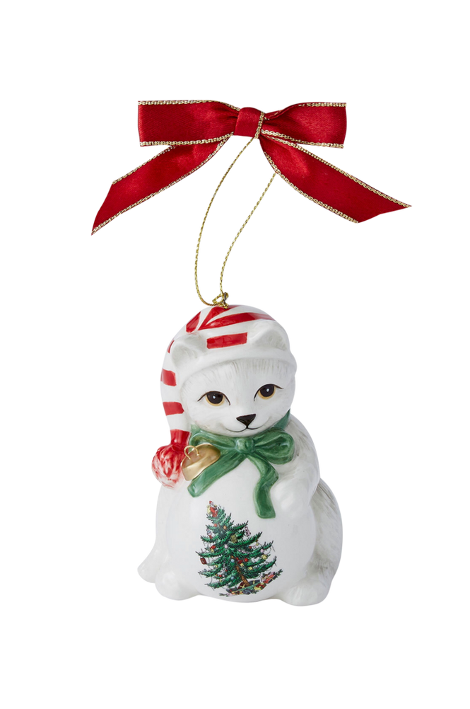 Julgransdekoration Playful Kitten Christmas Tree höjd 8.5 cm