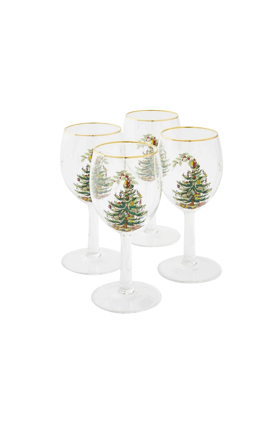 Spode Vinglas Christmas Tree 36 cl 4-pack, transparent från Spode, bild 5