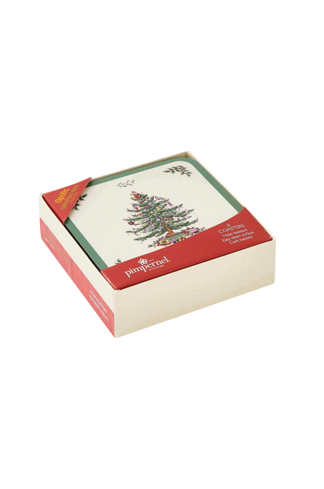 Glasunderlägg Christmas Tree 6-pack