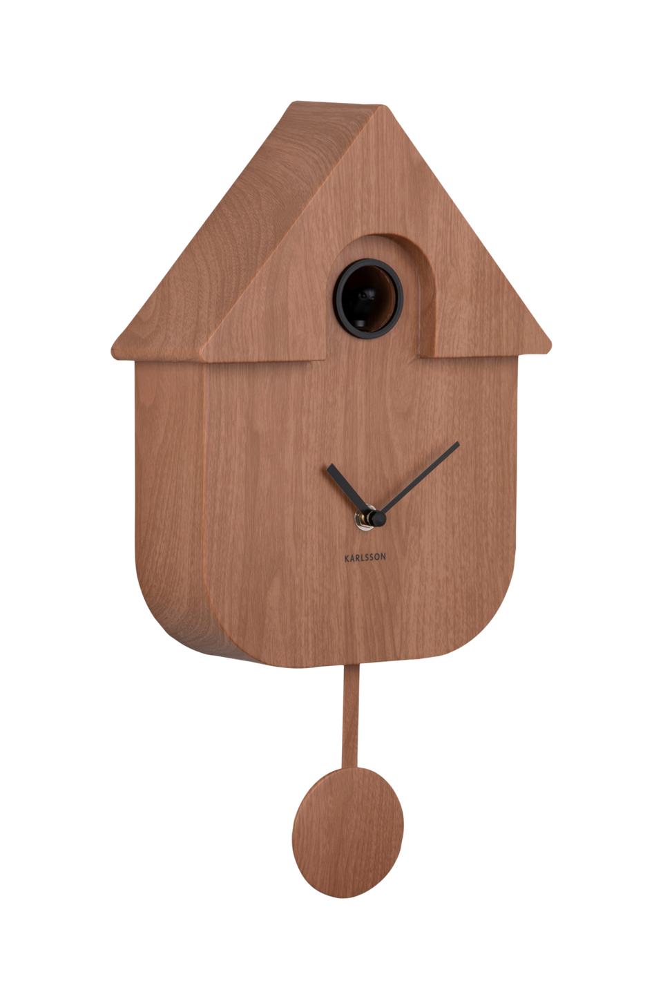 Karlsson Väggklocka Modern Cuckoo, brun från Karlsson, bild 2