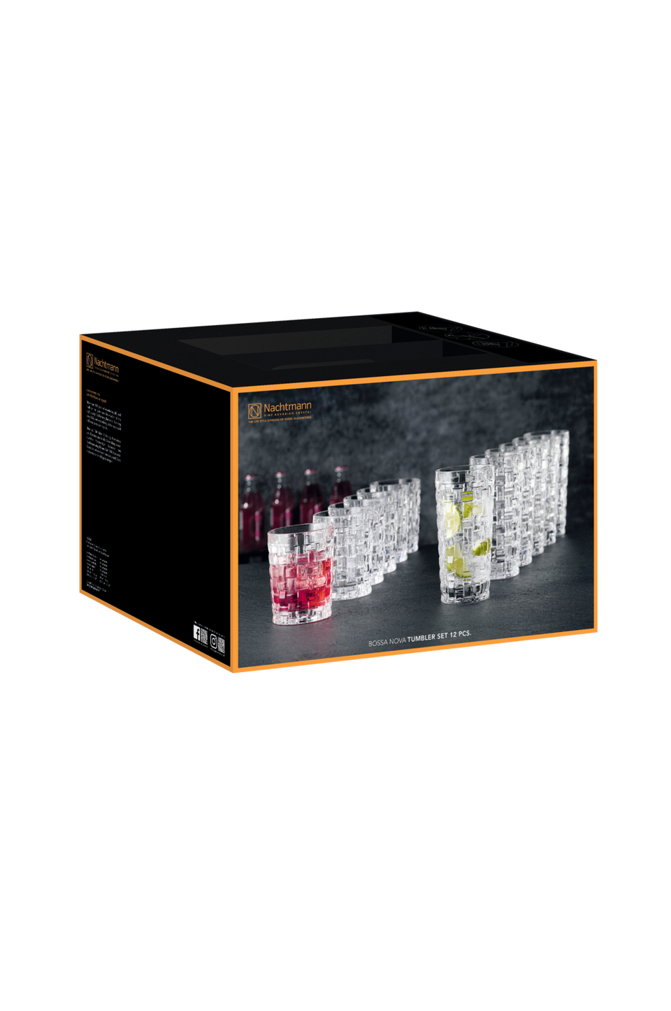 Nachtmann Set Bossa Nova Bar Tumbler, set i 12 delar, transparent från Nachtmann, bild 5