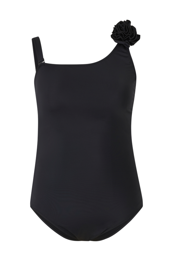 Zizzi - Badedragt Sanita Swimsuit Solid - Sort - 50