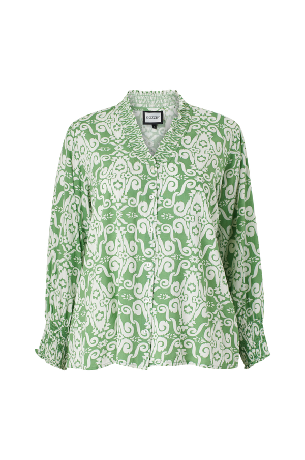 Gozzip  - Skjorte gBrisa Shirt - Grøn - 54/56