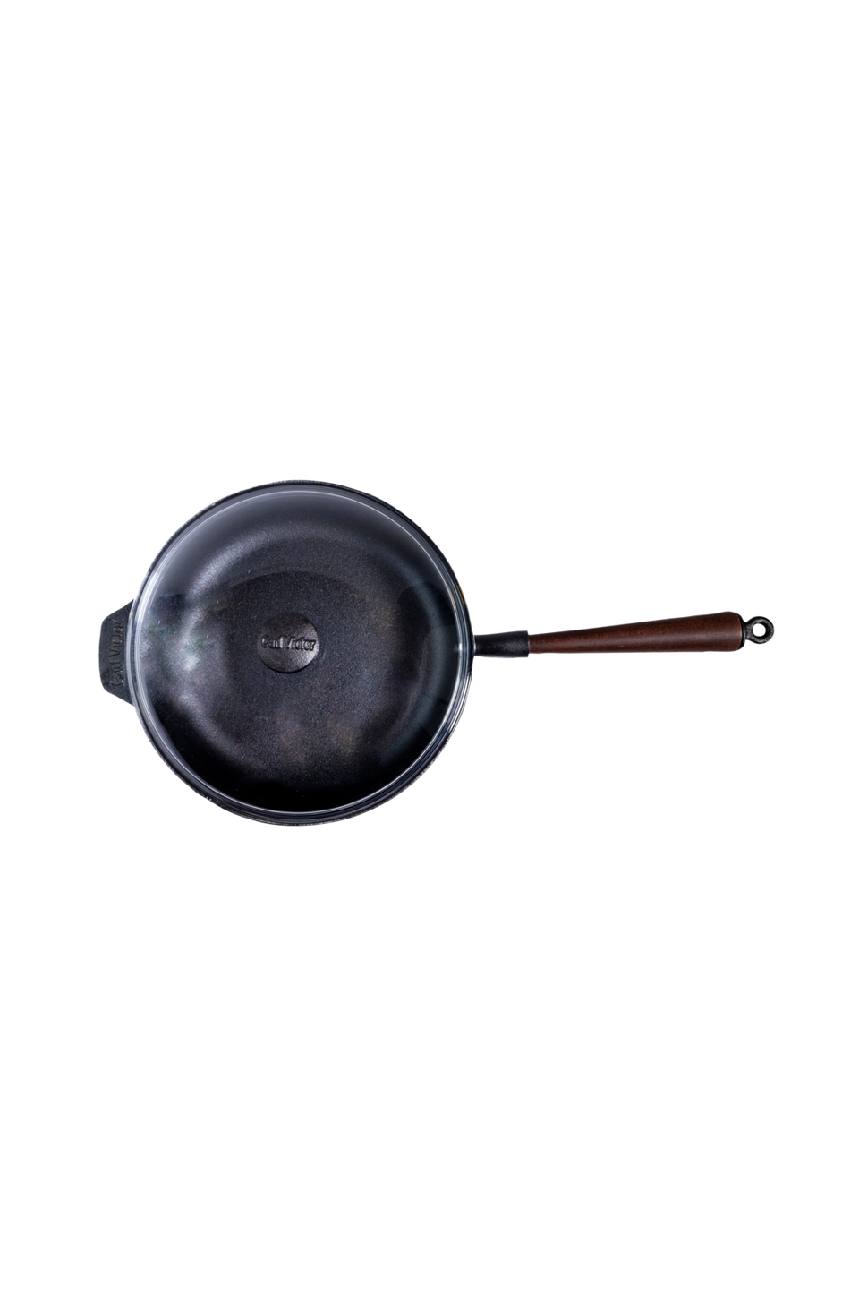Carl Victor Traktörpanna i gjutjärn med glaslock Ø 25 cm, svart från Carl Victor, bild 5