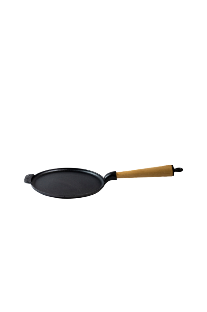 Pannkaksjärn i gjutjärn Ø 23 cm