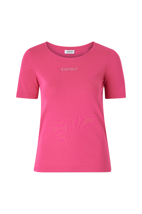 Esprit - T-shirt N Ski Rhinestn - Rosa - 36