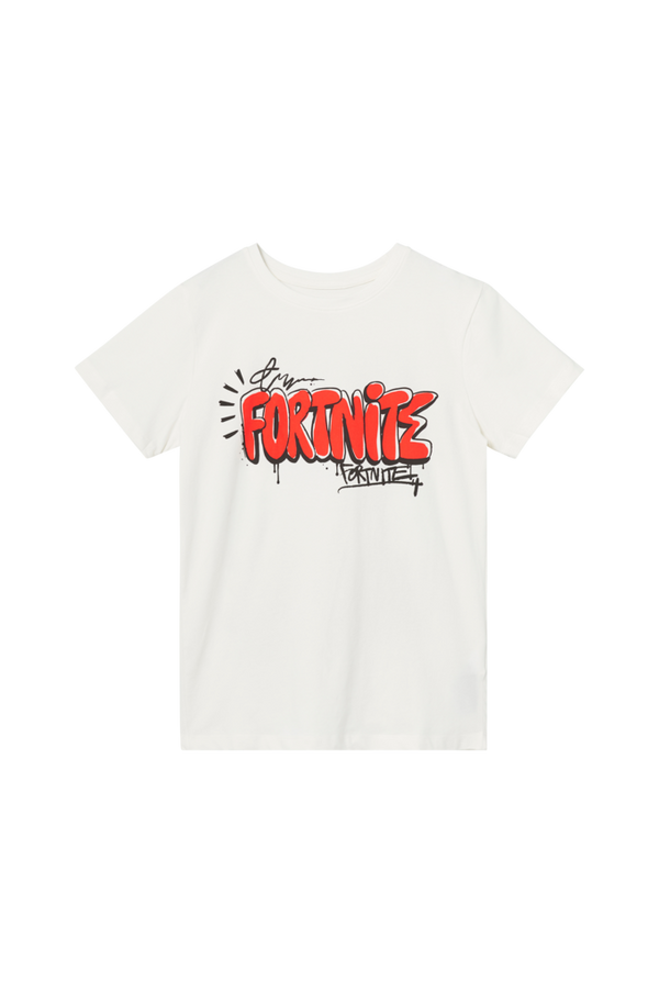 Name it - T-shirt nkmFrody Fortnite SS Top Box - Hvid - 146/152