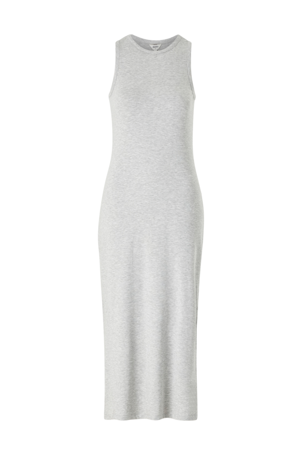 Object - Kjole objJamie S/L Long Dress - Grå - 40/42