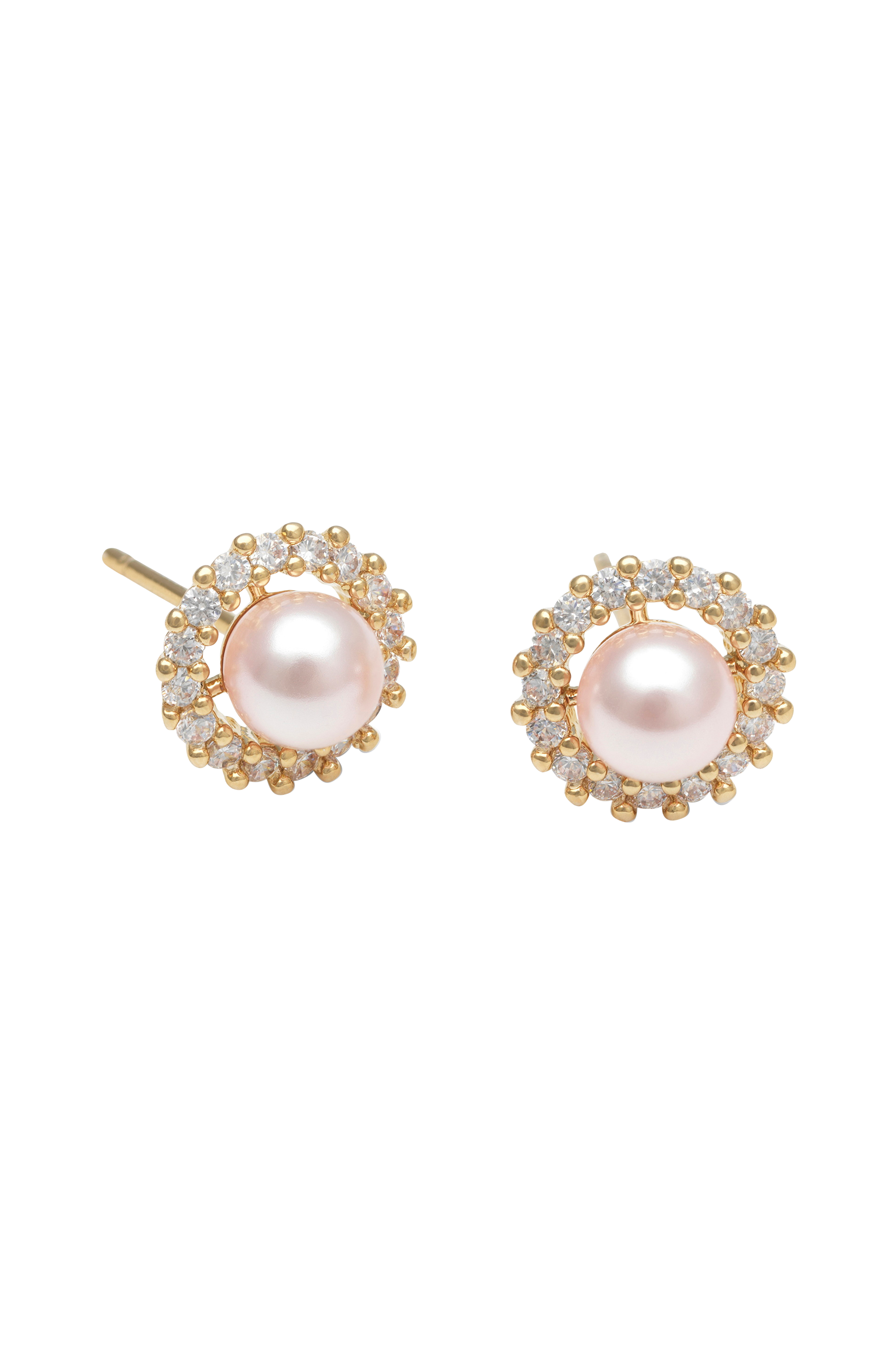 Lily and Rose Korvakorut Colette Pearl Stud Earrings Roosa