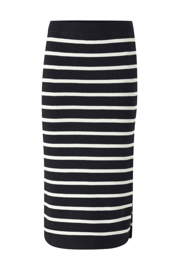 Esprit - Nederdel Striped Skirt - Sort - 44