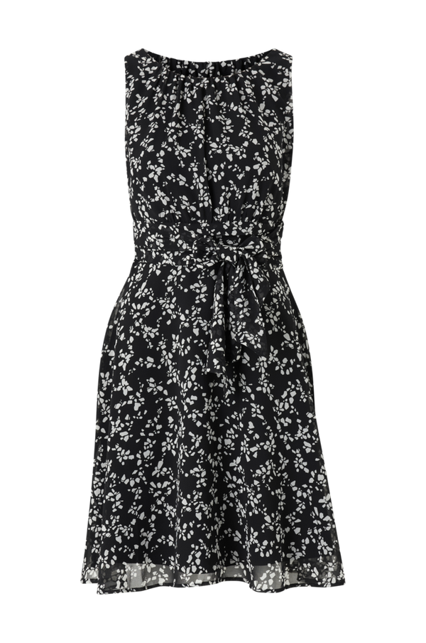 Esprit - Kjole Aop Dress - Sort - 42