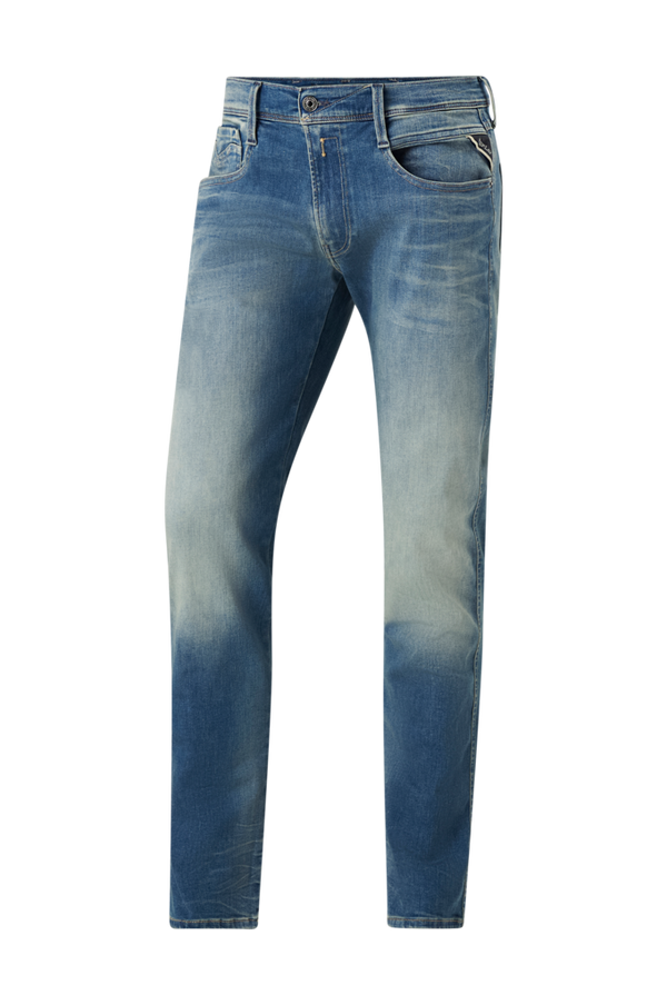 Replay - Jeans Anbass Hyperflex - Blå - W33/L34 - Jeans - Tøj til