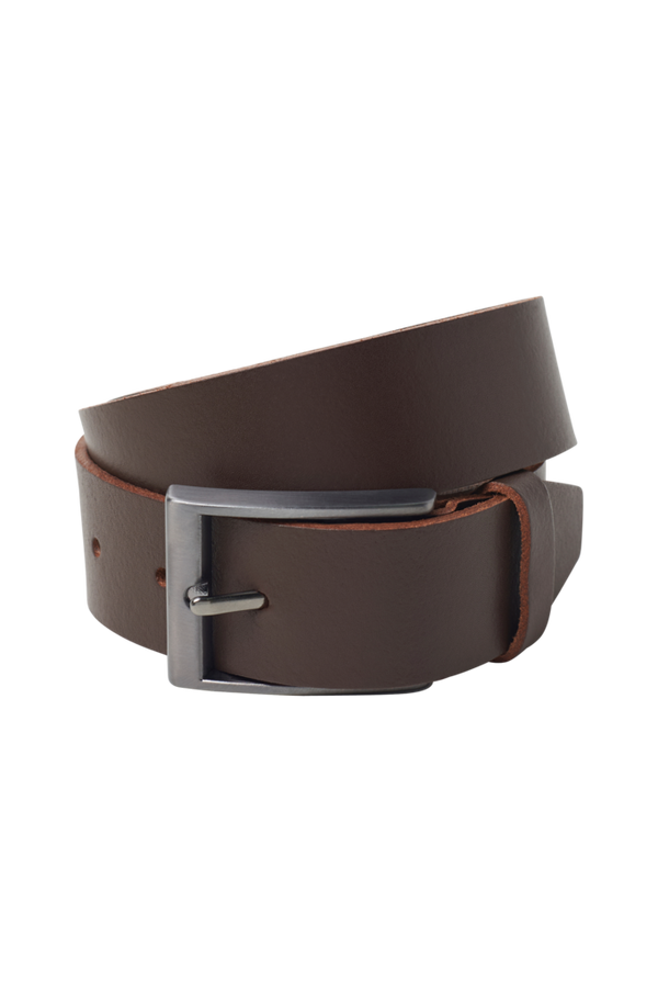 ONLY & SONS - Bælte onsBrad Medium Leather Belt - Brun - 85