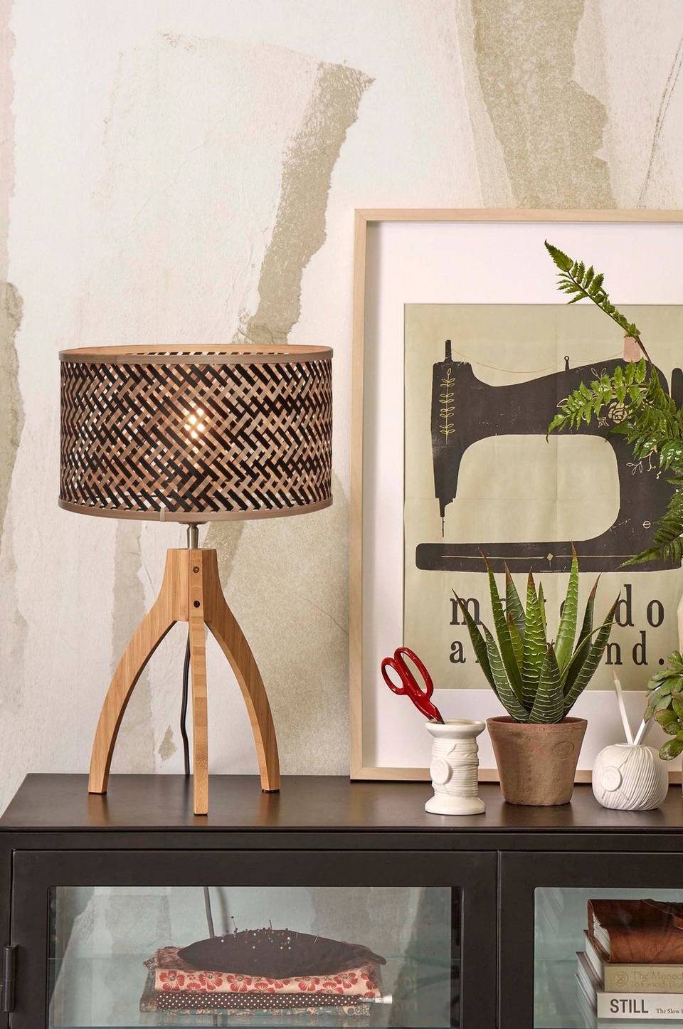 Good&Mojo Bordslampa 3 ben Java, natur från Good&Mojo, bild 2