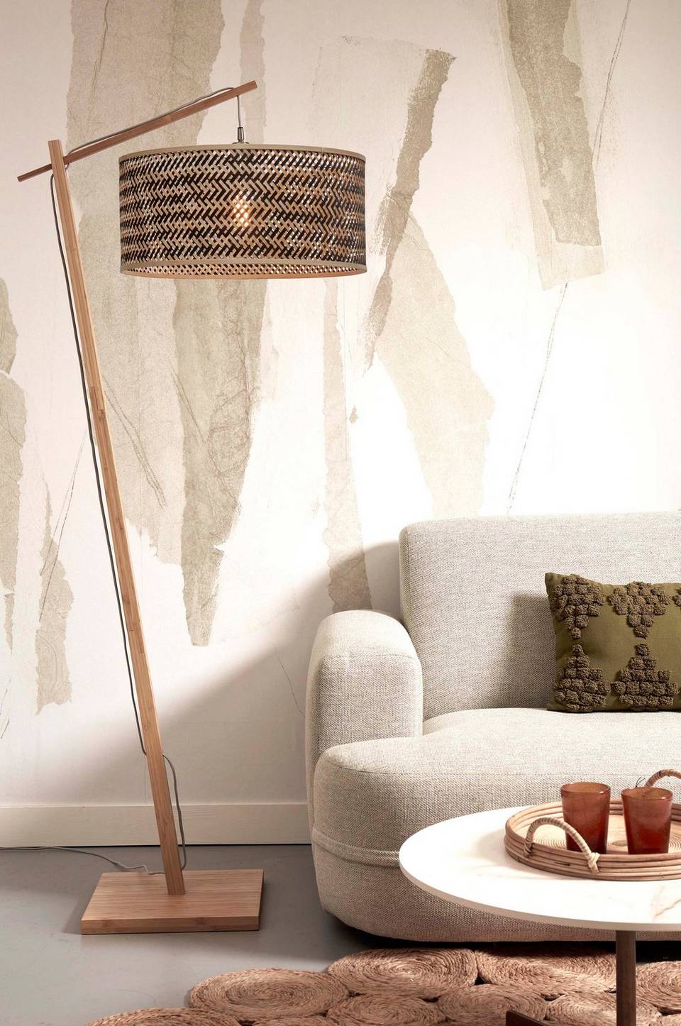 Good&Mojo Golvlampa Java H176 cm, flerfärgad från Good&Mojo, bild 2